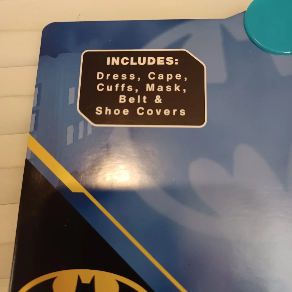 NWT.....DC Comics Batgirl Dress Costume, Compleat Set.